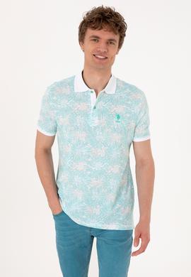 Erkek Regular Fit Polo Yaka Mint Tişört - 50299618017