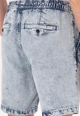 Erkek Açık Mavi Jean Şort - 50301836021
