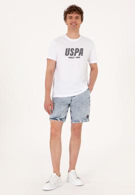 Erkek Açık Mavi Jean Şort - 50301836021