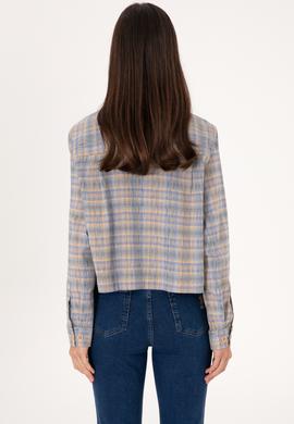 Kadın Vizon Uzun Kollu Gömlek - 50299424023