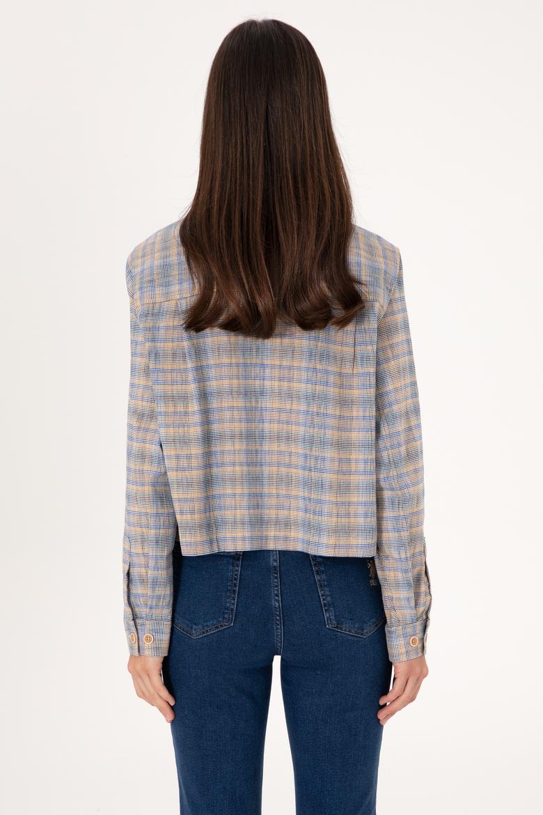 Kadın Vizon Uzun Kollu Gömlek - 50299424023