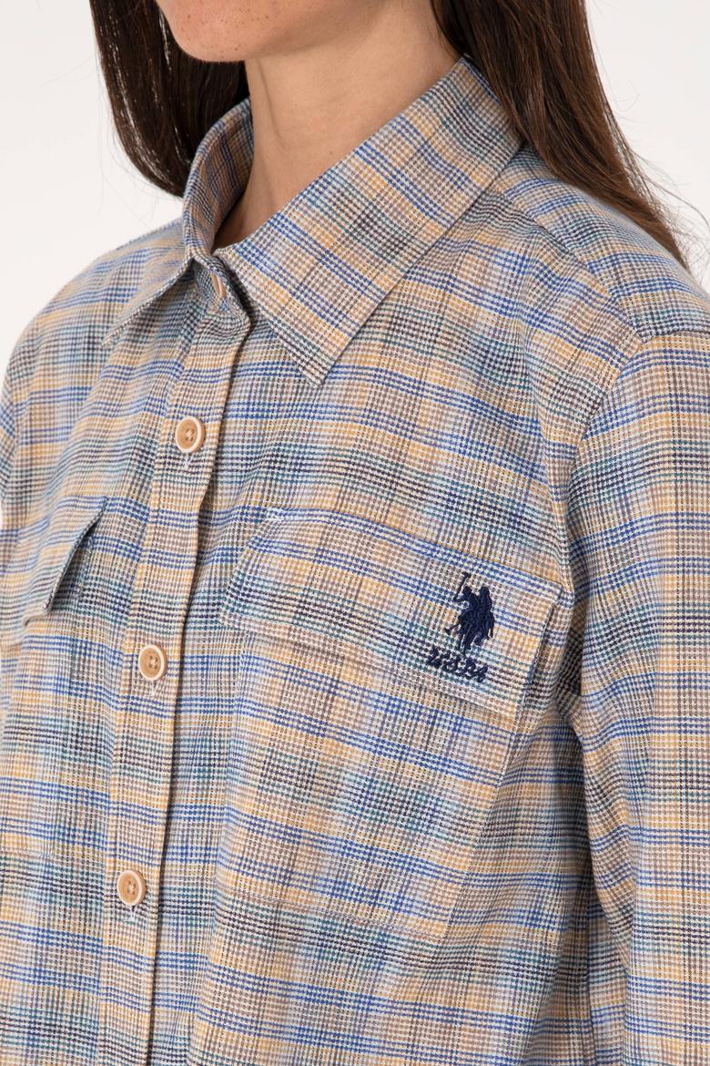 Kadın Vizon Uzun Kollu Gömlek - 50299424023