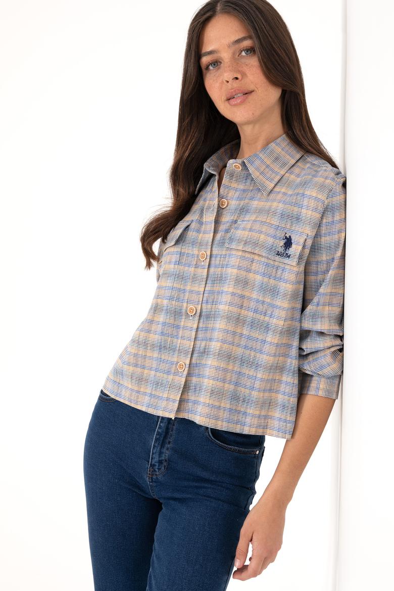 Kadın Vizon Uzun Kollu Gömlek - 50299424023