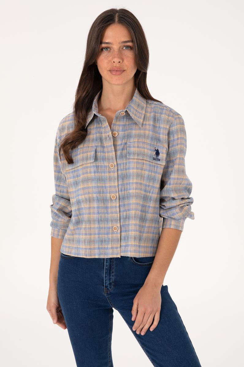 Kadın Vizon Uzun Kollu Gömlek