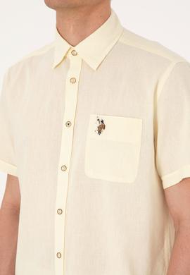 Erkek Limon Kısa Kollu Gömlek - 50297896070