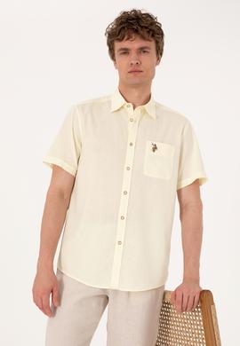 Erkek Limon Kısa Kollu Gömlek - 50297896070