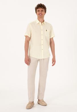 Erkek Limon Kısa Kollu Gömlek - 50297896070