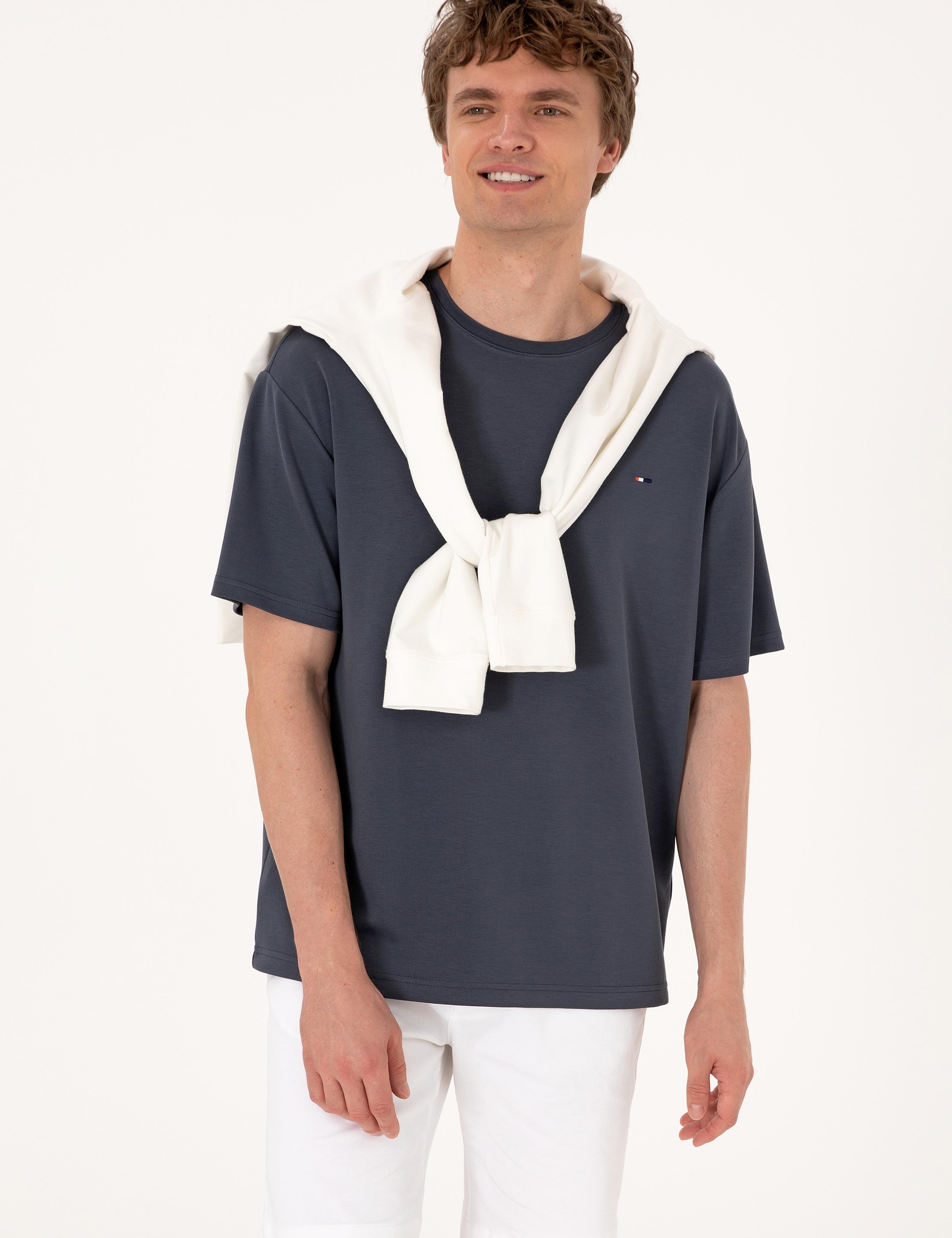 تی شرت یقه گرد ریلکس یقه گرد مردانه یو اس پولو | U.S. Polo Assn. - تصویر 3