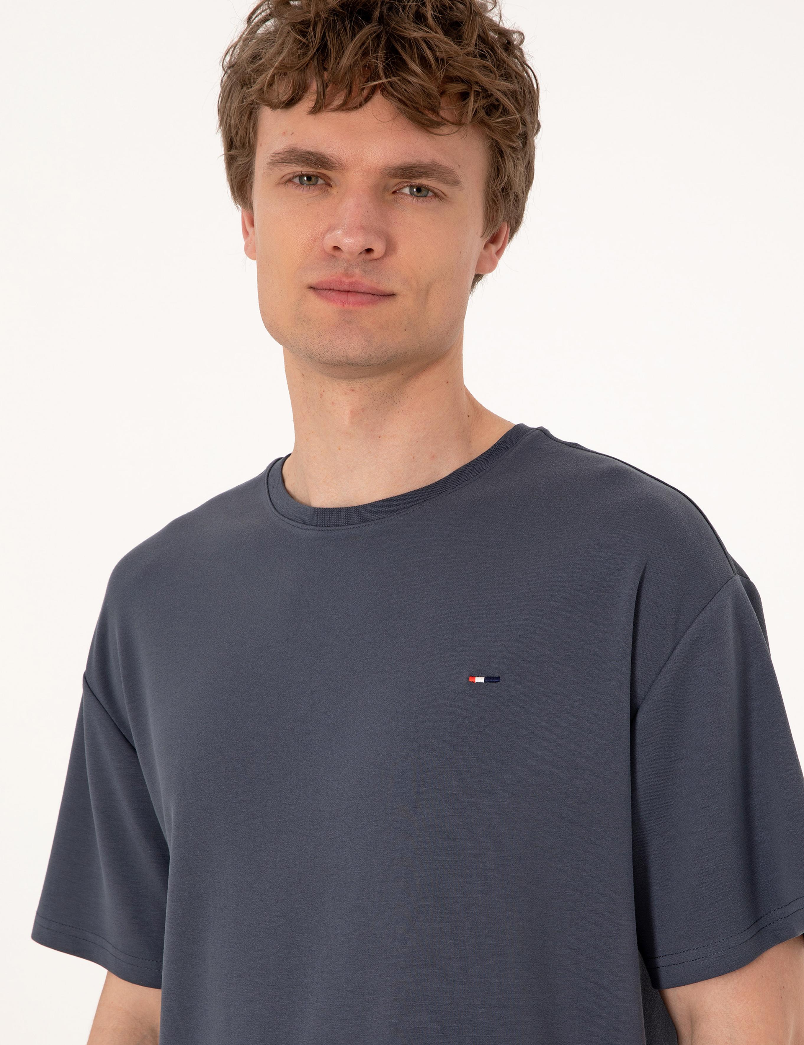 تی شرت یقه گرد ریلکس یقه گرد مردانه یو اس پولو | U.S. Polo Assn. - تصویر 2