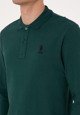 Erkek Koyu Yeşil Basic Sweatshirt - 50289060134