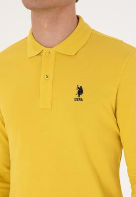 Erkek Sarı Basic Sweatshirt - 50289060127