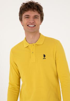 Erkek Sarı Basic Sweatshirt - 50289060127