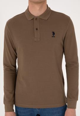 Erkek Haki Basic Sweatshirt - 50289060095