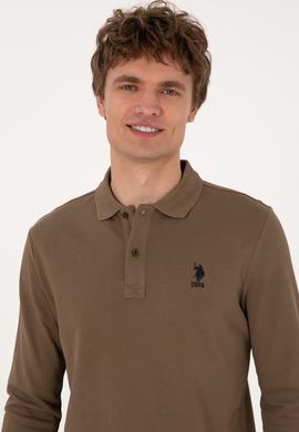 Erkek Haki Basic Sweatshirt - 50289060095