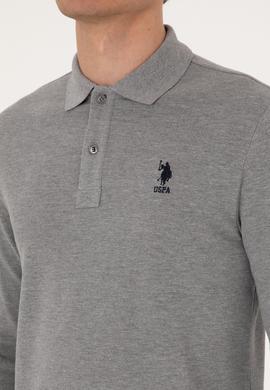 Erkek Gri Melanj Basic Sweatshirt - 50289062016