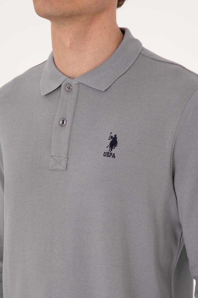 Erkek Açık Gri Basic Sweatshirt - 50289062256