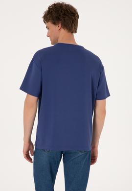 Erkek Açık Lacivert Tişört - 50299882033