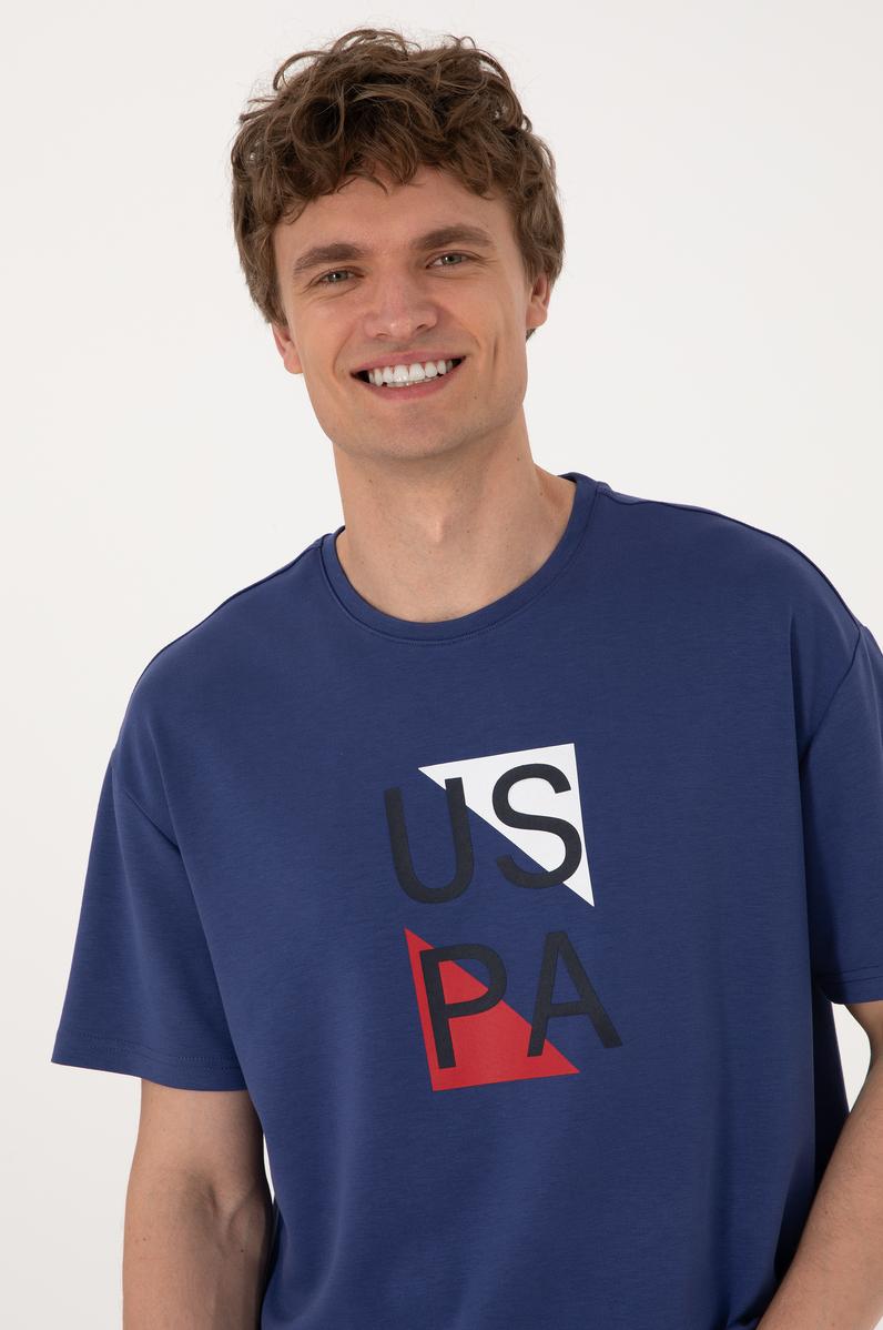 Erkek Açık Lacivert Tişört