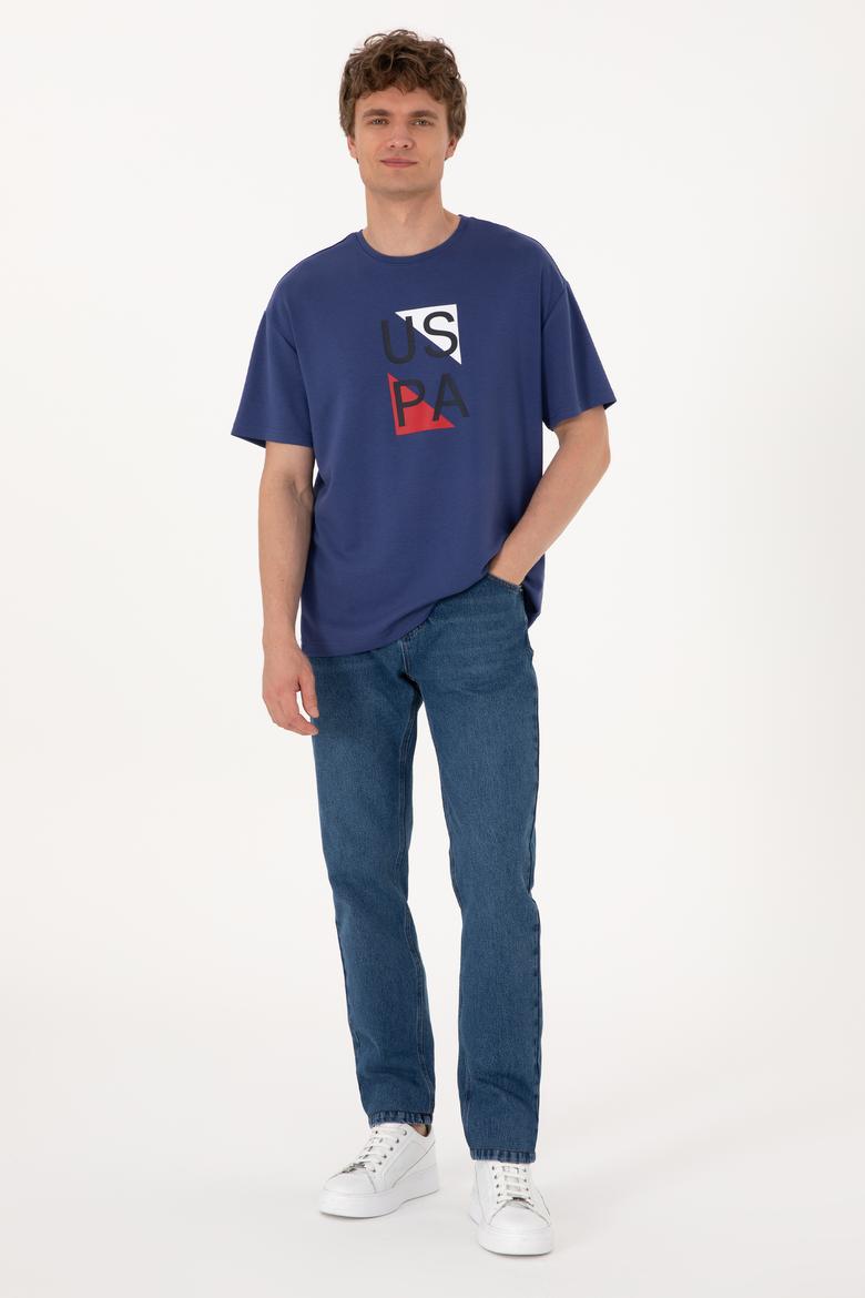 Erkek Açık Lacivert Tişört - 50299882033