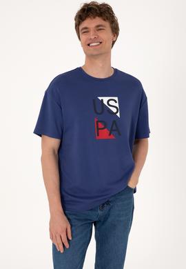 Erkek Açık Lacivert Tişört - 50299882033