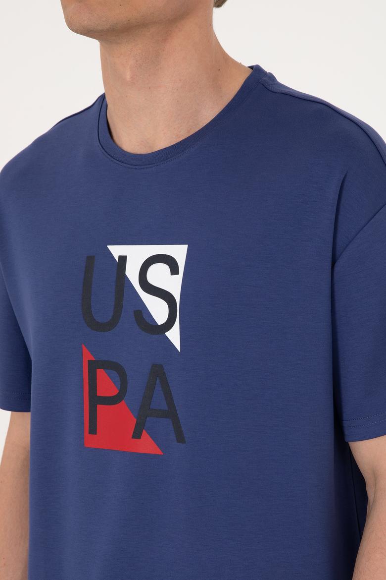 Erkek Açık Lacivert Tişört - 50299882033