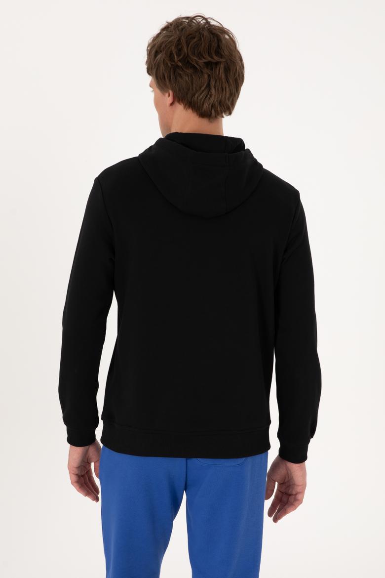 Erkek Siyah Basic Sweatshirt - 50289056029