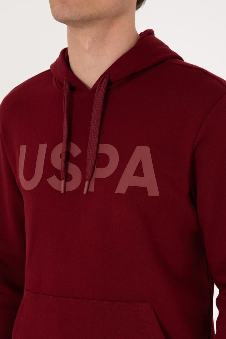 Erkek Bordo Basic Sweatshirt - 50289056048