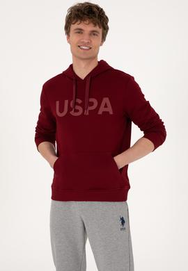 Erkek Bordo Basic Sweatshirt - 50289056048