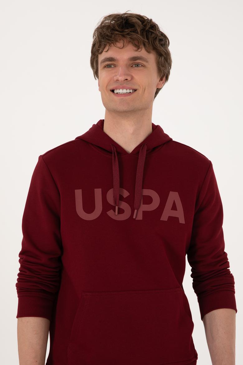 Erkek Bordo Basic Sweatshirt - 50289056048