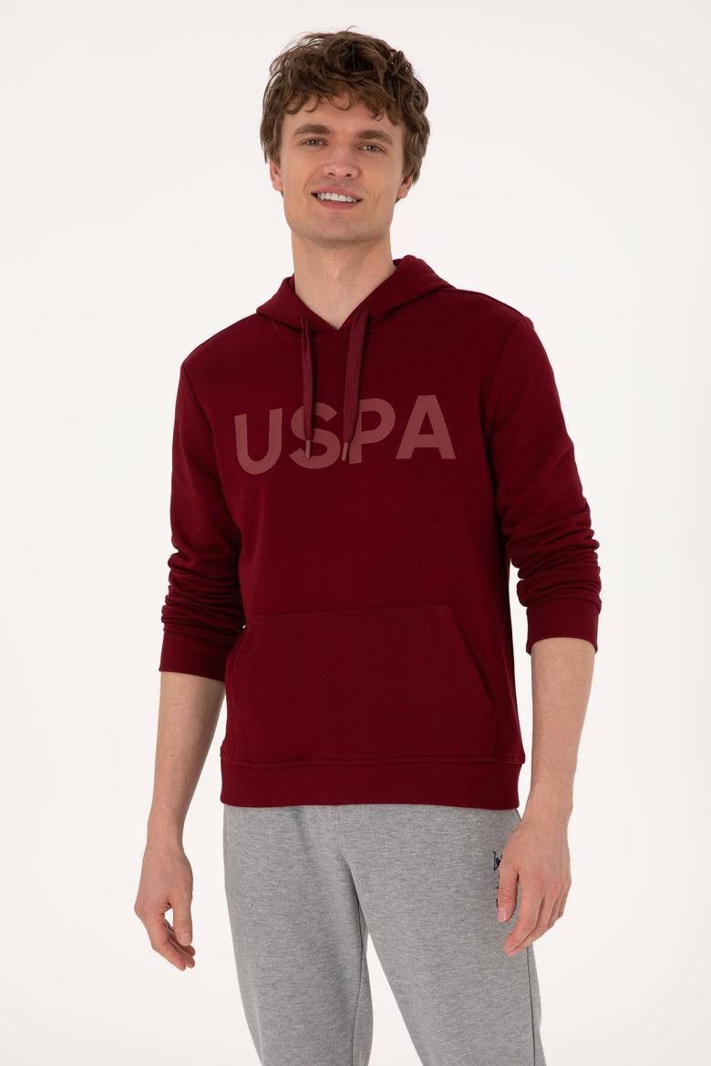 Erkek Bordo Basic Sweatshirt - 50289056048