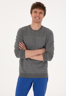 Erkek Antrasit Melanj Basic Sweatshirt - 50289058023