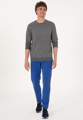 Erkek Antrasit Melanj Basic Sweatshirt - 50289058023