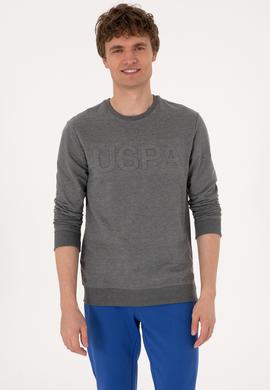 Erkek Antrasit Melanj Basic Sweatshirt - 50289058023