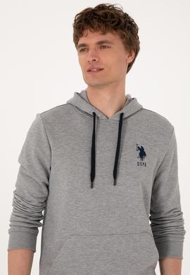 Erkek Gri Melanj Basic Sweatshirt - 50289059017