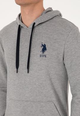 Erkek Gri Melanj Basic Sweatshirt - 50289059017