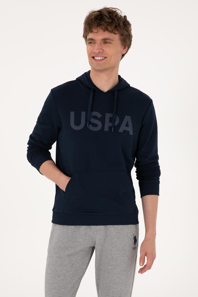 Erkek Lacivert Basic Sweatshirt