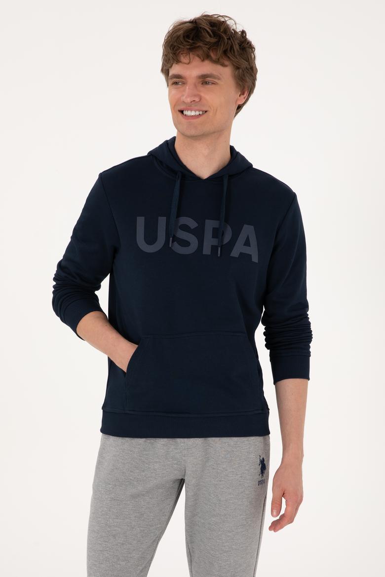 Erkek Lacivert Basic Sweatshirt