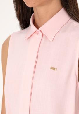 Kadın Açık Pembe Kemerli Mini Boy Dokuma Elbise - 50306644011