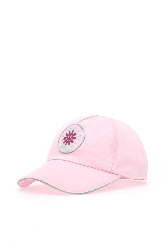 Kız Çocuk Açık Pembe Nakış Detaylı Şapka
