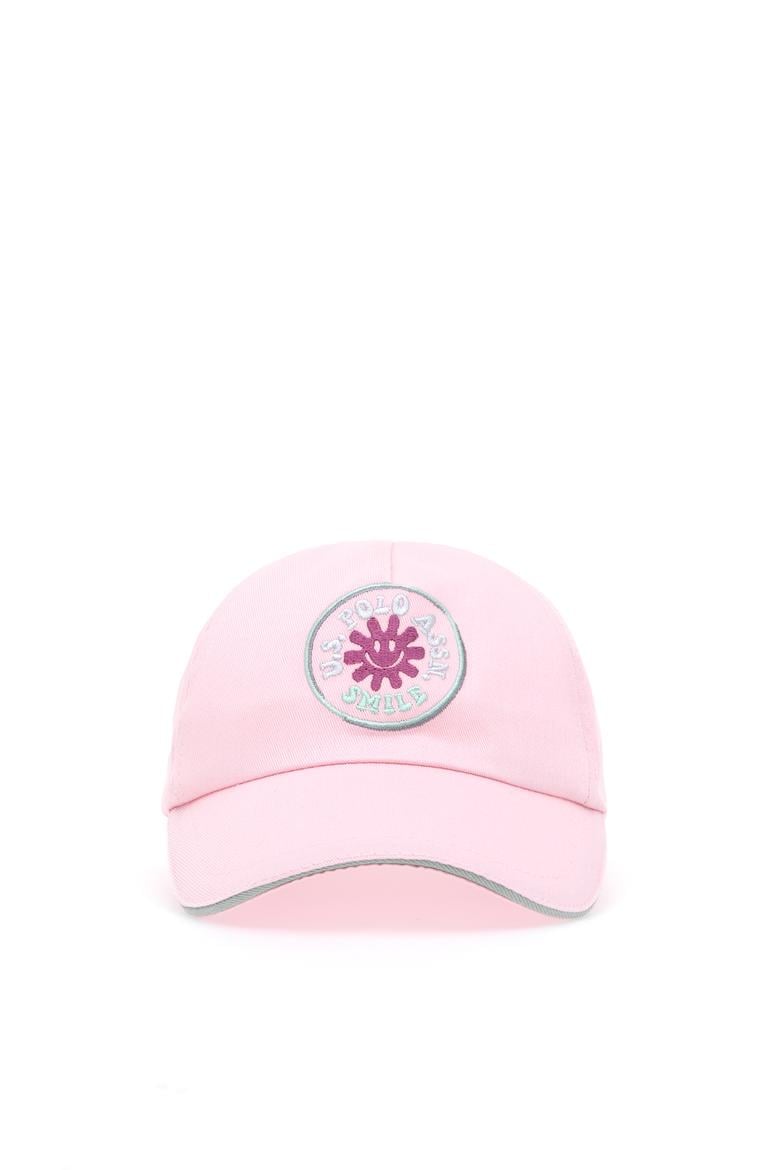 Kız Çocuk Açık Pembe Nakış Detaylı Şapka - 50312278003