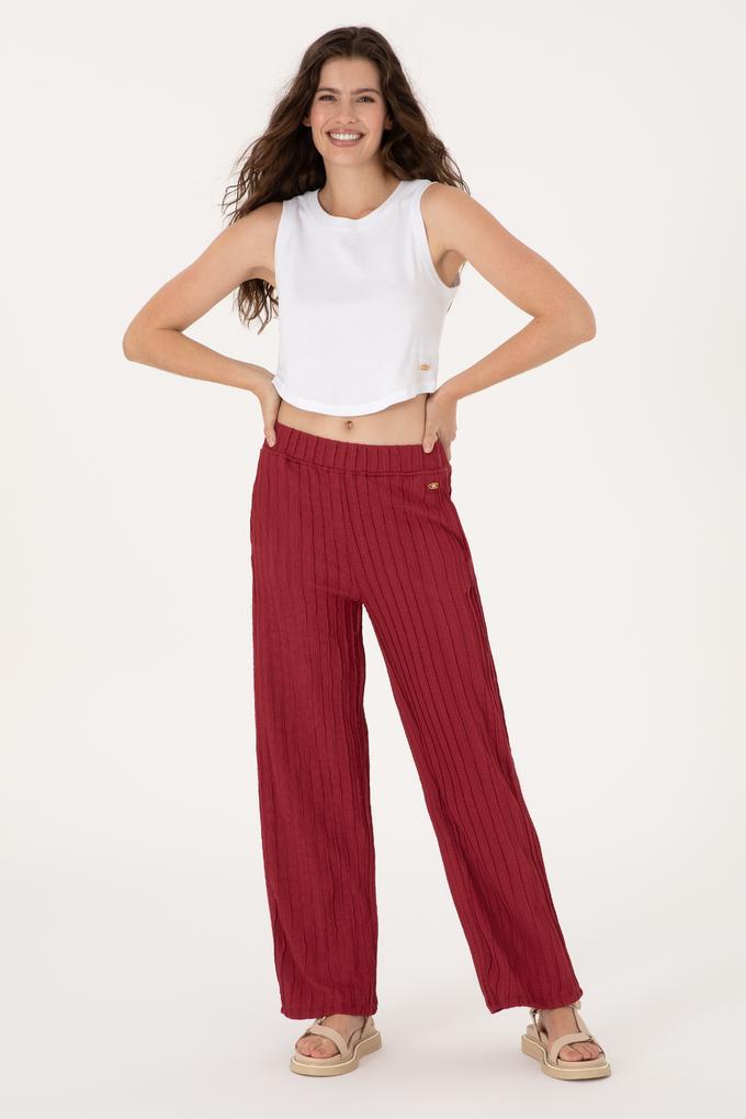 Kadın Vişne Eşofman Altı