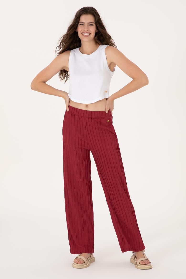 Kadın Vişne Eşofman Altı