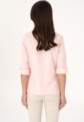 Kadın Pudra Uzun Kollu Basic Gömlek - 50298103022