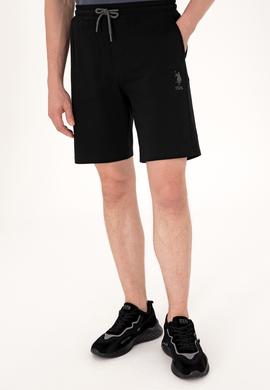 Erkek Siyah Örme Şort - 50298062003