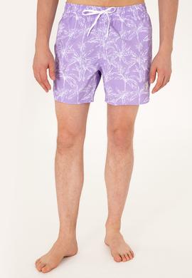 Erkek Lila Deniz Şortu - 50299781012