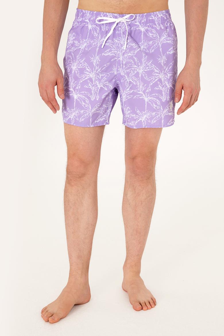 Erkek Lila Deniz Şortu - 50299781012