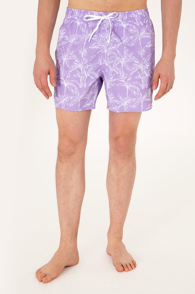 Erkek Lila Deniz Şortu