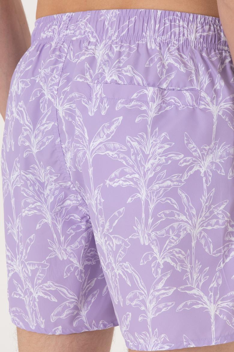 Erkek Lila Deniz Şortu - 50299781012