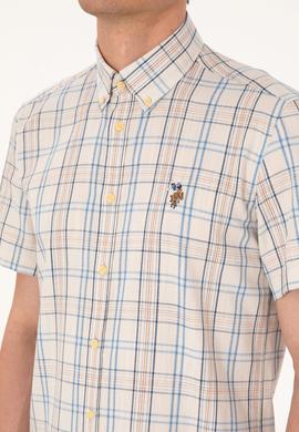 Erkek İndigo Kısa Kollu Gömlek - 50299616009