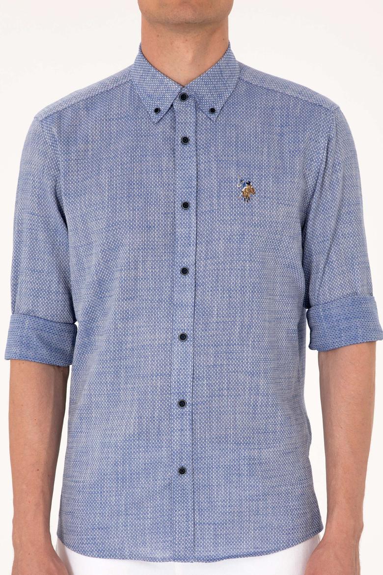 Erkek Lacivert Uzun Kollu Gömlek - 50300139001